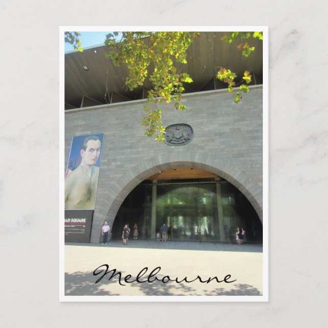 Post i proviantgalleri vykort (Framsida)