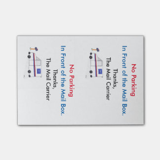 POST- "INGET POSTAR PARKERA" DET NOTERAR POST-IT BLOCK