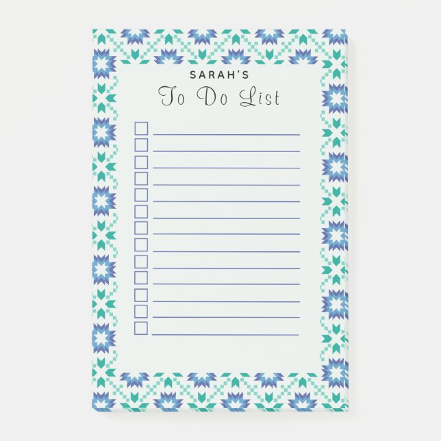 Post-it-anteckning för Winter-Helgdag-snabbköp-lis Post-it Block (Framsida)