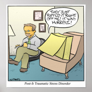 Post-it-anteckning Poster