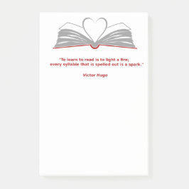 Post-it-anteckningar för bok-älskare post-it block