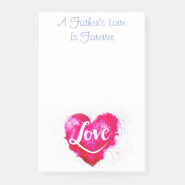 Post-it-anteckningar för pappa post-it block