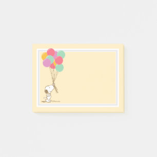 Post-it-anteckningar för soopy och ballonger post-it block