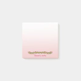 Post it carré framboise post-it block