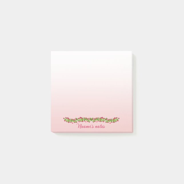 Post it carré framboise post-it block (Framsida)