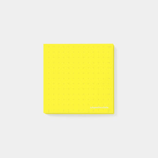 Post-it® Dot-Grid Klebezettel 7*7 Gelb (EA) Post-it Block