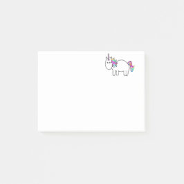 Post-it Einhorn - für magische Notizen Block