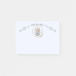 Post-it,, floral and sophisticated. post-it block