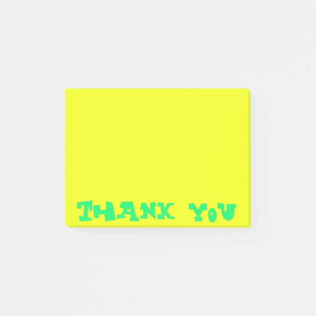 Post-it® Klebezettel Thank you Post-it Block (Framsida)