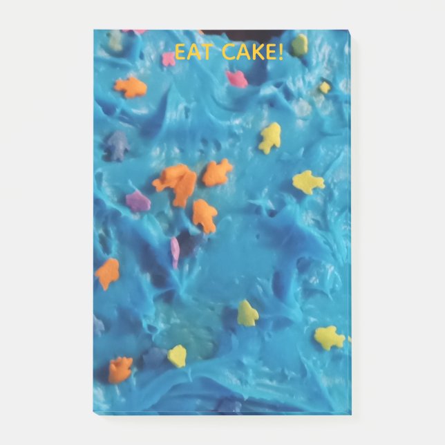 Post-it-lapp Ät tårta Post-it Block (Framsida)