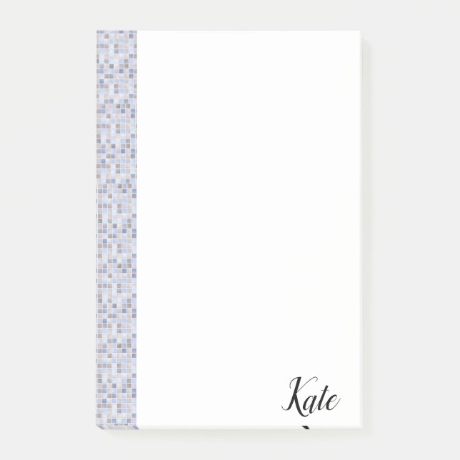 Post-it-lappar Blå Grön Post-it Block (Framsida)