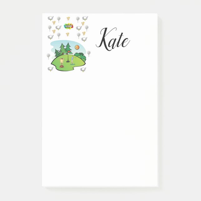 Post-it-lappar Golf Post-it Block (Framsida)