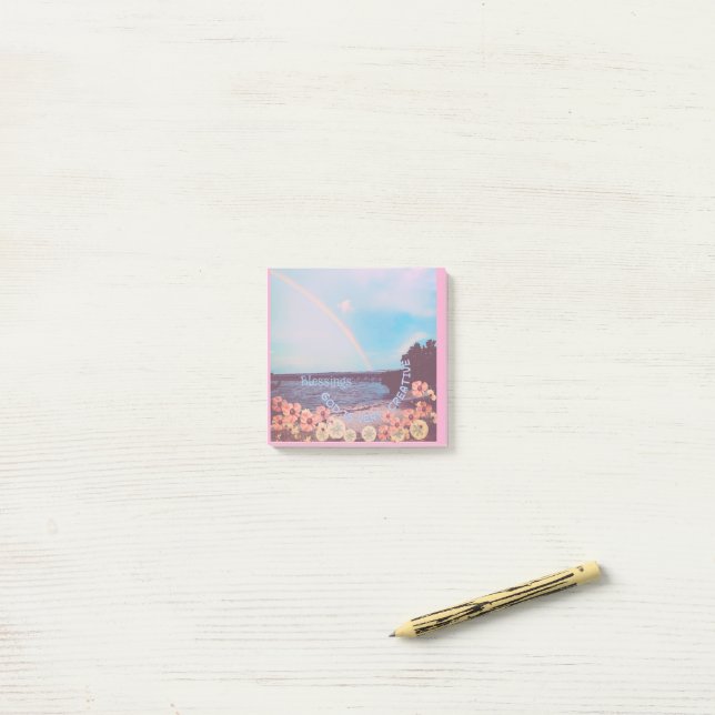 Post it lappar " Gud är mycket Kreativ" (På skrivbordet)