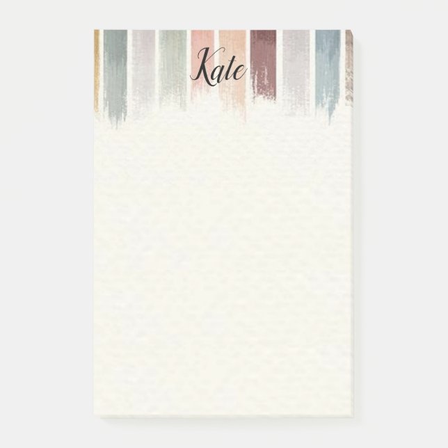 Post-it-lappar Jordfärger Post-it Block (Framsida)