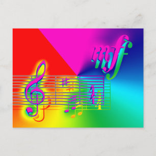 Post it Loud Vykort