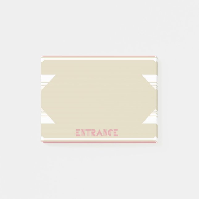 Post-it Memo [Art Deco] Block (Framsida)