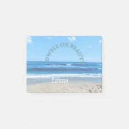 Post it note - Earth day dwell on beauty Post-it Block