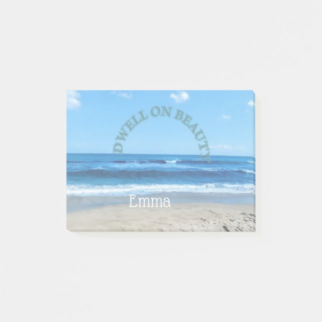 Post it note - Earth day dwell on beauty Post-it Block (Framsida)