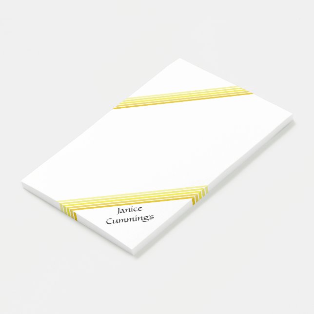 Post it Note - Gultens skuggor Post-it Block (Vinklad)