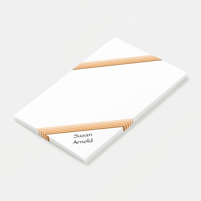 Post it Note - Orangens skuggor Post-it Block (Vinklad)