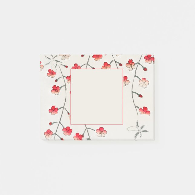 POST- IT-NOTER: SEITEI: CHERRY-BLOMMAR POST-IT BLOCK (Framsida)