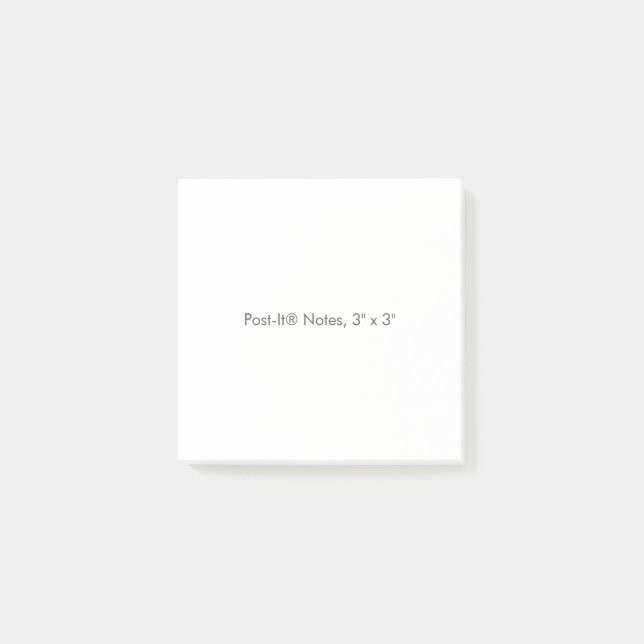 Post-It® Notes, 3" x 3" Post-it Block (Framsida)