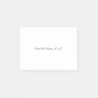 Post-It® Notes, 4" x 3" Post-it Block