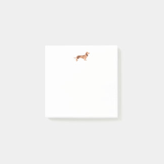 Post-it® Notes, 7,6 cm x 7,6 cm hund Dachshund Post-it Block