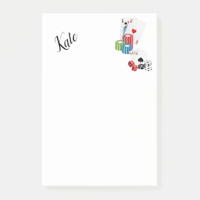 Post-it Notes Ace-kort Block (Framsida)
