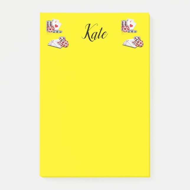 Post-it Notes Ace-kort Block (Framsida)
