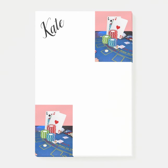 Post-it Notes Ace-kort Block (Framsida)