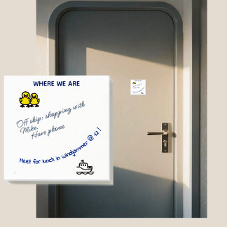 Post it Notes Ankor & Kryssningsfartyg Post-it Block