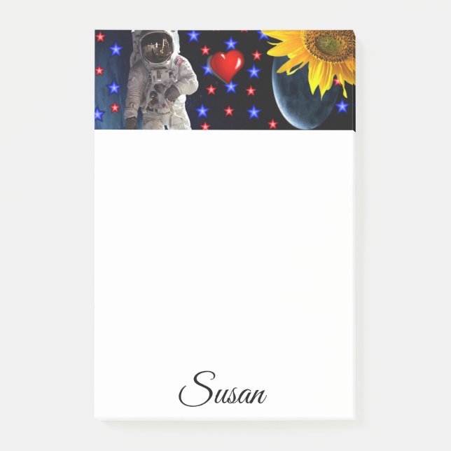 Post it Notes Astronaut Post-it Block (Framsida)