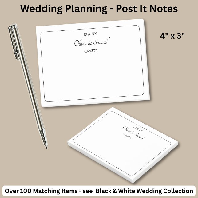 Post-It Notes Black & White with Infinity Scroll (Skapare uppladdad)