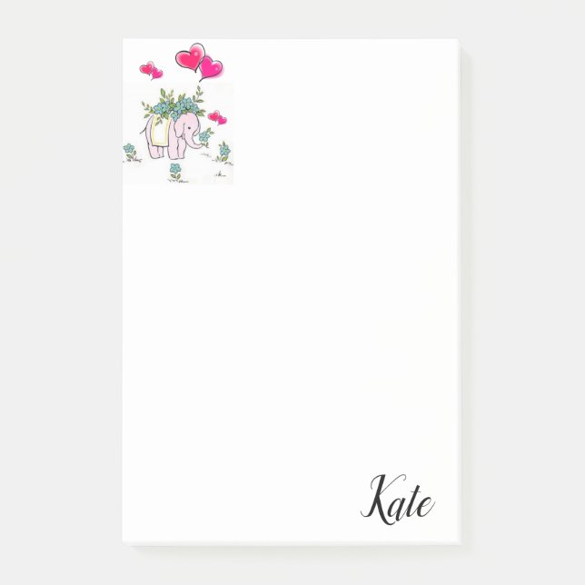 Post-it Notes Elefant Block (Framsida)