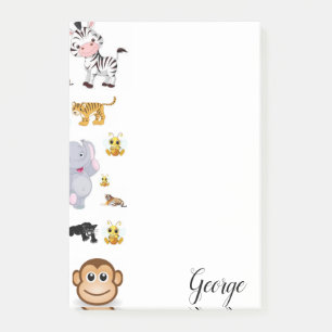Post-it Notes Elefant Tiger Apa Block
