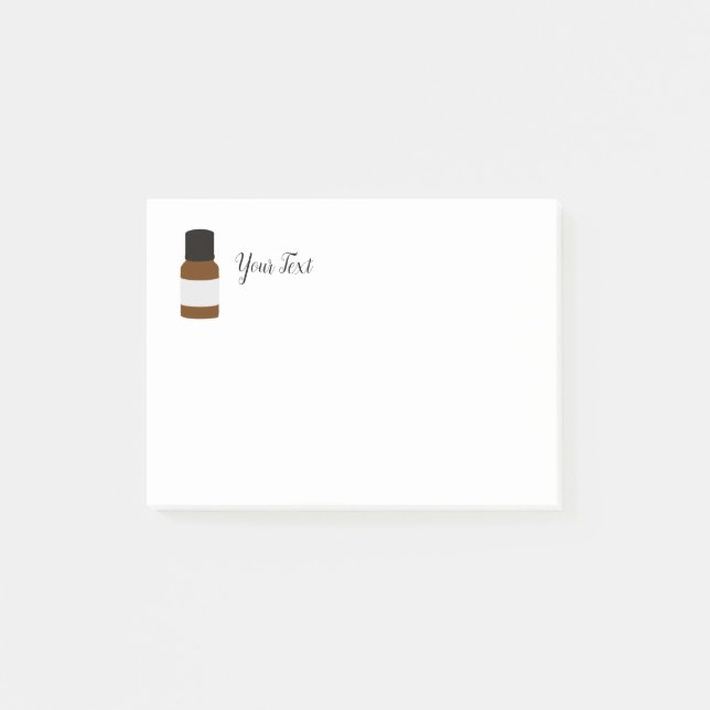 Post it Notes Essential Oil Note Pad Post-it Block (Framsida)