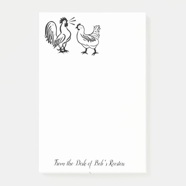 Post-it Notes Färgning Tupp Block (Framsida)