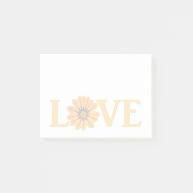 Post-it Notes för kärlek Gazania Block (Framsida)
