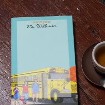 Post-it Notes för skolläraren Buss Personlig