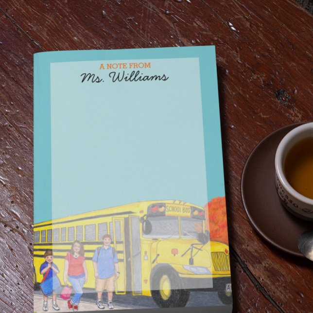 Post-it Notes för skolläraren Buss Personlig Block (Skapare uppladdad)