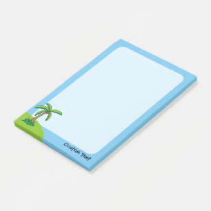 Post-it Notes för Tecknaden handflatan Träd Block