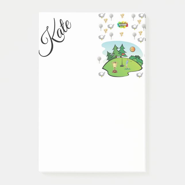 Post-it Notes Golf Block (Framsida)