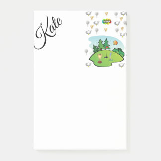 Post it Notes Golf Post-it Block