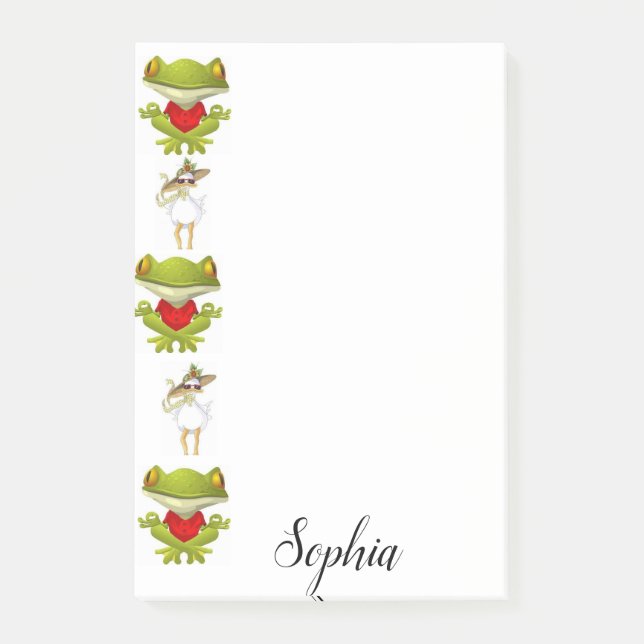 Post-it Notes Grodor Kyckling Jordgubb Block (Framsida)