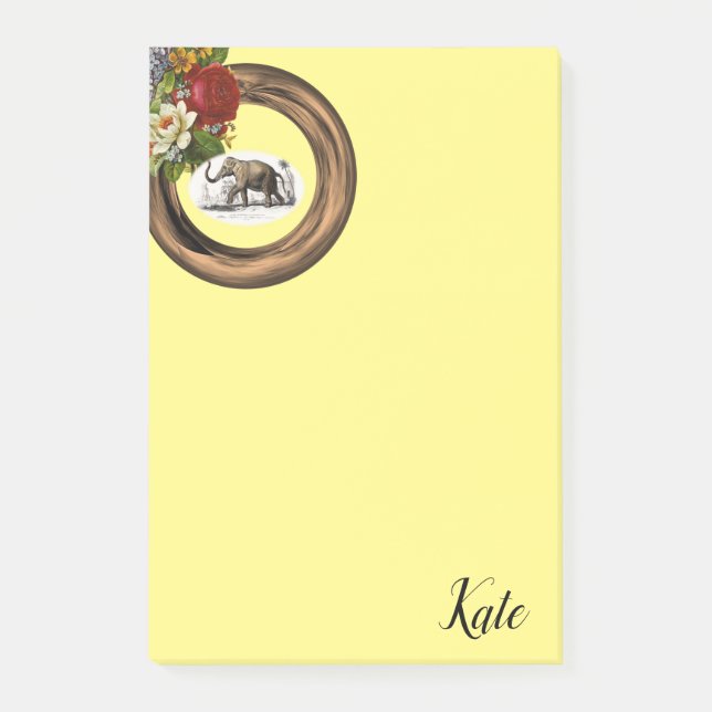 Post-it Notes Guld Elefant Block (Framsida)