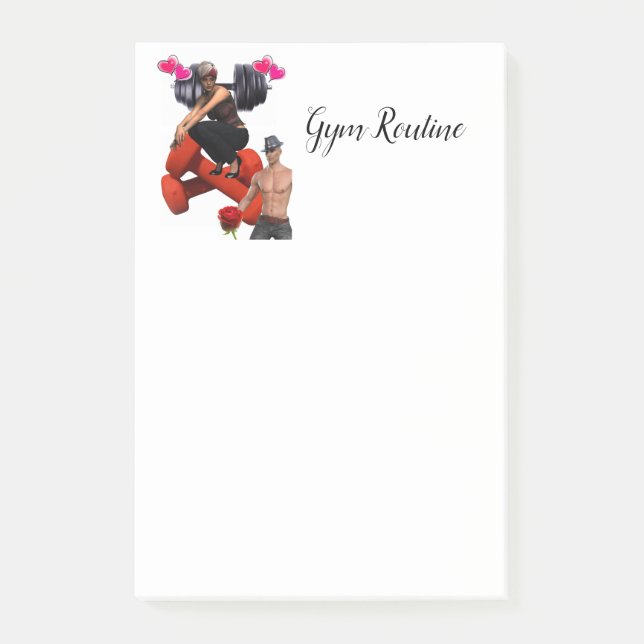 Post-it Notes Gym (Framsida)