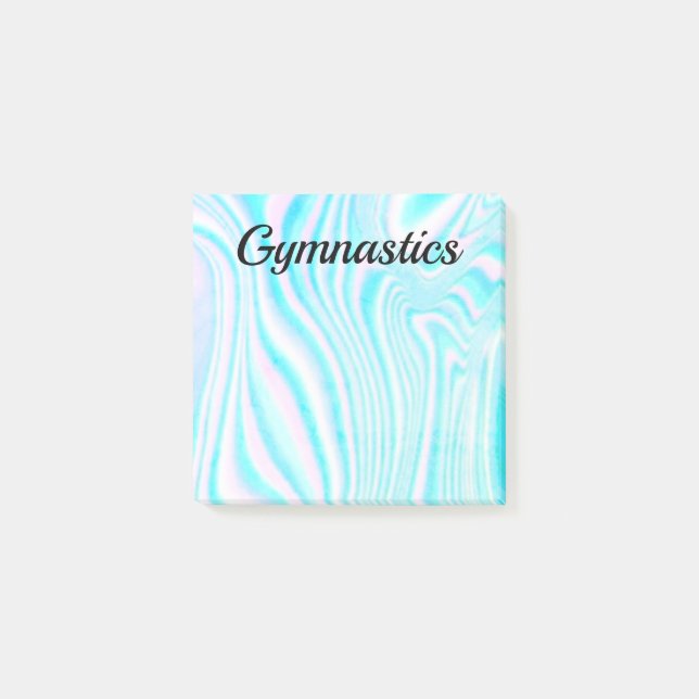 Post it Notes Gymnastics Stationery Post-it Block (Framsida)
