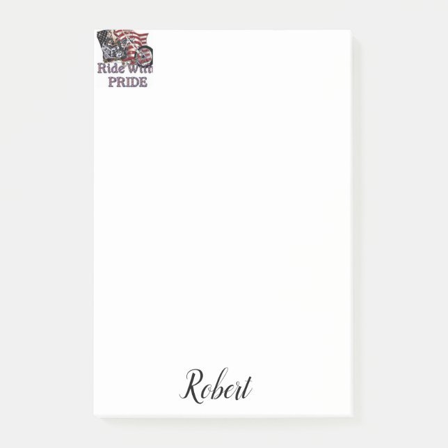 Post it Notes Harley Davidson Post-it Block (Framsida)