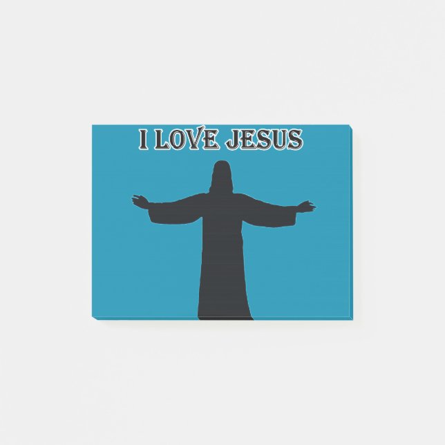 Post-It Notes i love jesus Block (Framsida)